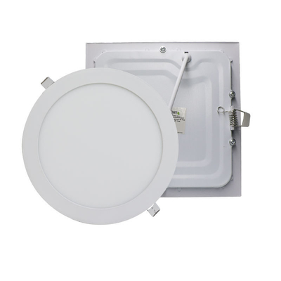 3 pulgadas 6w redondeado encasillado ultra delgado techo de aluminio LED paneles de luces con clasificación IP20