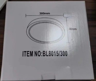 Estilo de diseño moderno CCT Sensor de microondas Lámpara de interior 30 * 3cm Luz de techo para baño