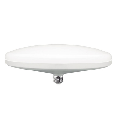E27 Plástico de aluminio disipador de calor LED UFO lámpara de bombilla para una larga vida útil de 25000 horas