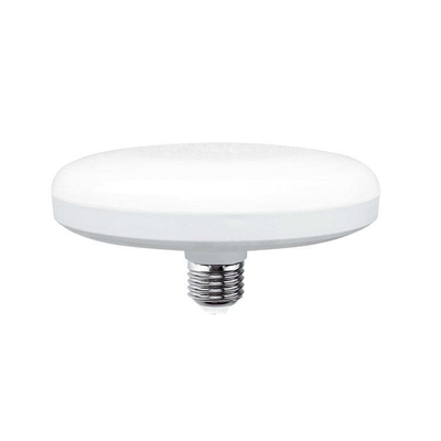 E27 Plástico de aluminio disipador de calor LED UFO lámpara de bombilla para una larga vida útil de 25000 horas