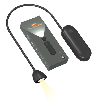 Tipo de batería de litio Flexible LED Plegable Libro de luz para protección ocular Color negro