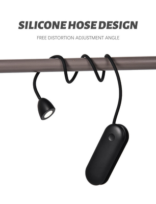 Tipo de batería de litio Flexible LED Plegable Libro de luz para protección ocular Color negro