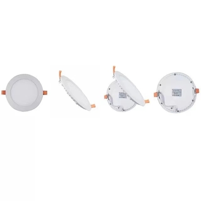 Luz de panel LED de alta eficiencia luminosa 3W-24W para montaje en recubrimiento/superficie en blanco