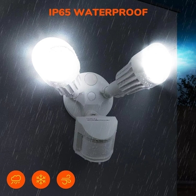 Luz de seguridad con sensor de movimiento de LED blanco de 20W IP65 para iluminación exterior