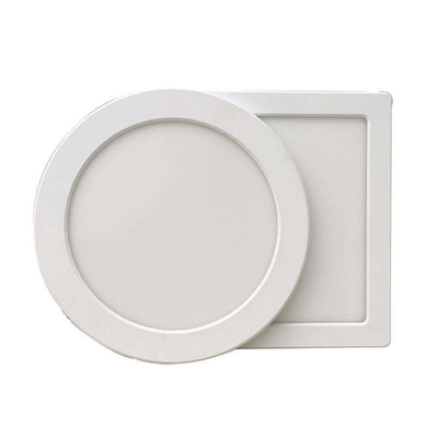 Lámparas de panel LED de amplia aplicación para 6w 12w 18w 24w Smd Cuadrada Superficie redonda montada