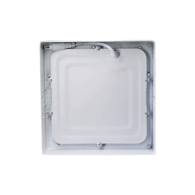 IP20 Calificado Aluminio Cuadrado 12 Watt Receso Panel de Luz Led Casilla para el rendimiento