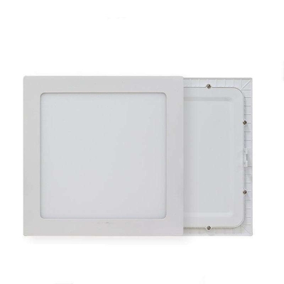 IP20 Calificado Aluminio Cuadrado 12 Watt Receso Panel de Luz Led Casilla para el rendimiento