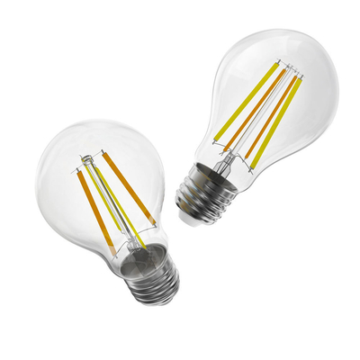2024 Diseño para el hogar Iluminación LED E27 Bulbo de filamento retro con material de vidrio CRI 80-90