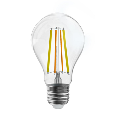 2024 Diseño para el hogar Iluminación LED E27 Bulbo de filamento retro con material de vidrio CRI 80-90