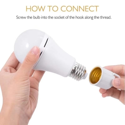 2024 9W 12W 15W 18W E27/B22 Batería de luz LED de emergencia 2 para iluminación interior