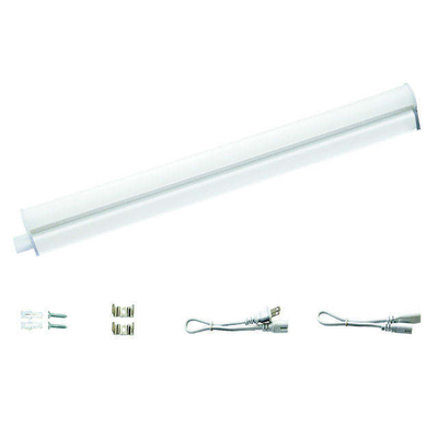 Diseño de la carcasa 4ft T5 lámpara LED con 80lm/w CRI 80 Ra integrado de una sola lámpara