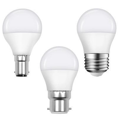 En forma de pelota de golf bombilla LED 5W 110v/220v E17 E27 B22 Base personalizable para iluminación interior