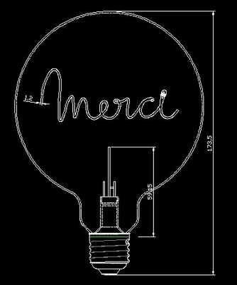 IP44 Diseño único Metal Decoración para el hogar DIY Bulbo de filamento de vacaciones lámpara de mesa LED vintage