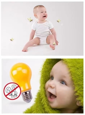 Iluminación repelente de insectos bombilla LED 530-590nm para voltaje de entrada AC 120/230V Mantenga alejados a los insectos