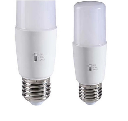 Lámpara de alumbrado de plástico 8W12W de forma de T 3CCT 3000K/4500K/6000K 36000 horas de vida útil