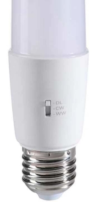 Lámpara de alumbrado de plástico 8W12W de forma de T 3CCT 3000K/4500K/6000K 36000 horas de vida útil