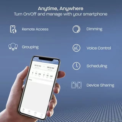 2200K-6500K Bulbo de filamento que cambia de color con Bluetooth inalámbrico y control TUYA APP