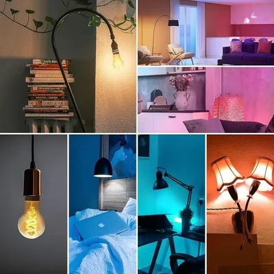 85lm/w lámpara de eficiencia luminosa bombilla LED con atenuación inteligente de la luz y cambio de color