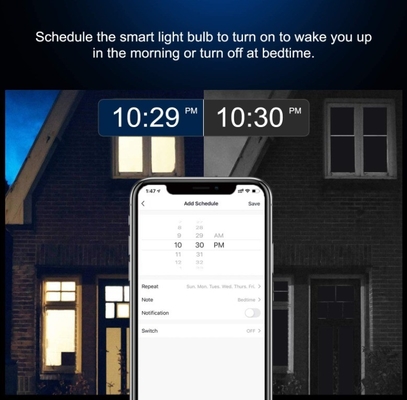 Control remoto Smart WiFi GU10/MR16 Spot Bulb con soporte de Google Alexa y atenuación