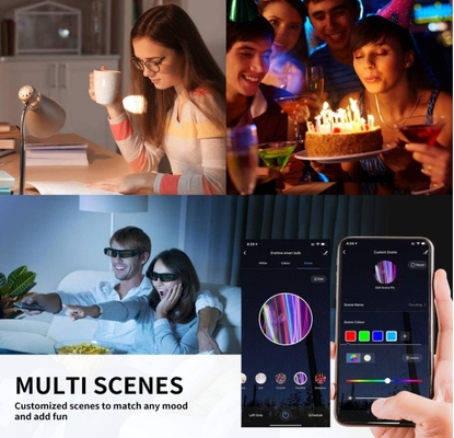 Control remoto Smart WiFi GU10/MR16 Spot Bulb con soporte de Google Alexa y atenuación
