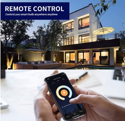 9W E27/B22 Multicolor WiFi apagable bombilla LED Compatible con google alexa Residencial