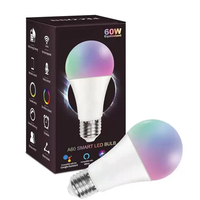 Aluminio Smart Zigbee Wifi bombilla LED con aplicación móvil y control de voz de Google Alexa