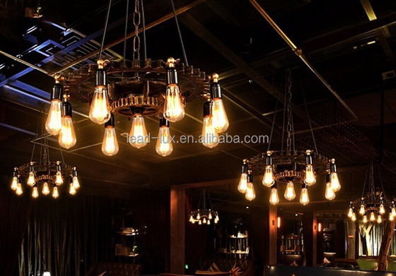 Fuente de alimentación de CA LED Filamento ST58 ST64 bombilla para la iluminación doméstica de ahorro de energía personalizada