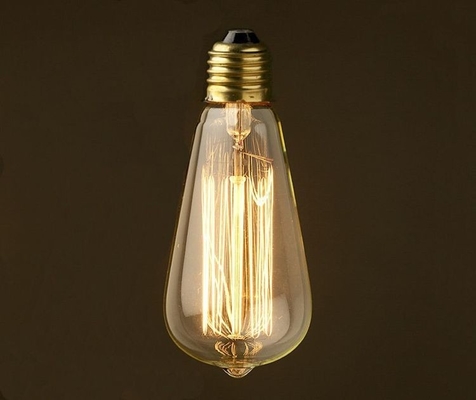 Fuente de alimentación de CA LED Filamento ST58 ST64 bombilla para la iluminación doméstica de ahorro de energía personalizada