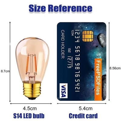 AC 120V A19 7W 800LM lámparas de vidrio LED con filamentos antiguos para una larga vida útil de 50000 horas
