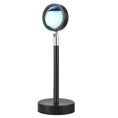 Lámparas de mesa de rotación de 90 grados proyección del arco iris luz LED para los requisitos del cliente