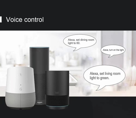 CE UKCA Certificado 5W 120D Smart Wifi APP Control de voz GU10/MR16 Hotel de luz de punto LED