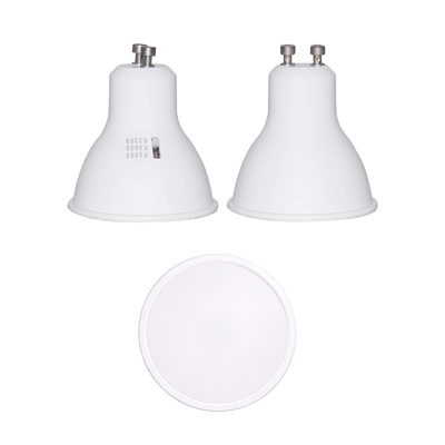 CRI 80 6W 120D GU10 Proyector LED atenuable con selección de CCT múltiple 3000K/4000K/6500K