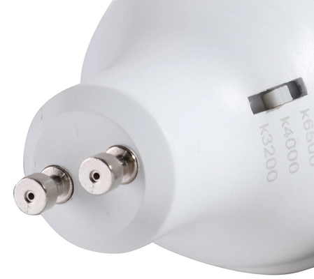 CRI 80 6W 120D GU10 Proyector LED atenuable con selección de CCT múltiple 3000K/4000K/6500K
