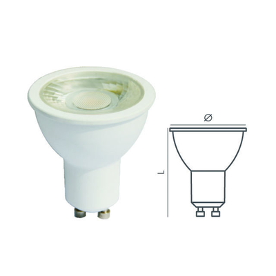 Luz de interior LED Gu10 Spotlight 7w bombilla de oficina con servicio de diseño de iluminación y circuitos