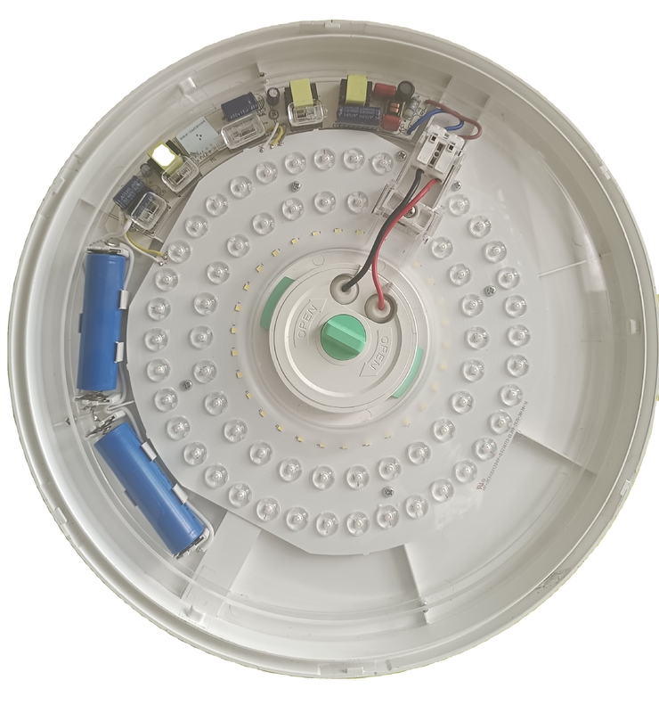 Lámparas de techo LED de 80lm/w con sensor de radar y batería de litio