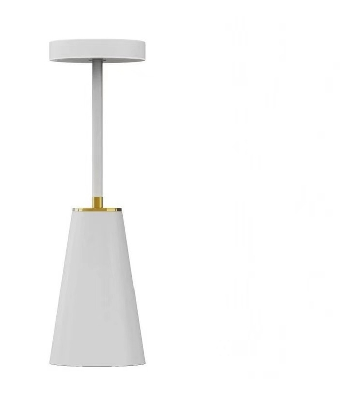 Lámpara de mesa de atmósfera de luz nocturna de metal con interruptor táctil para decoración de luz LED inteligente