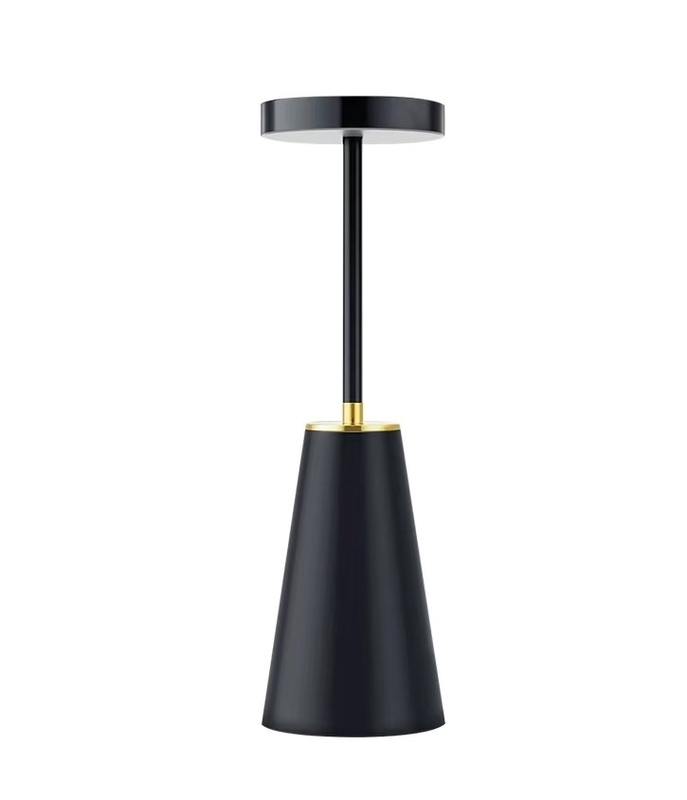 Lámpara de cama de luz nocturna de metal Lámpara de mesa recargable inalámbrica para decoración del dormitorio