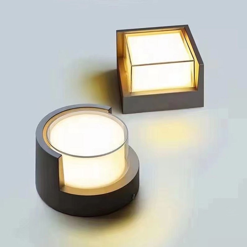 Temperatura de color 5000K luz de pared LED inteligente IP65 material de PC al aire libre para el jardín de la fiesta