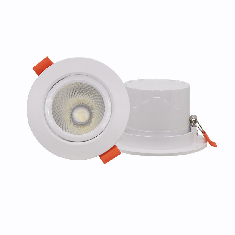 Iluminación de techo de hotel de superficie ajustable para alta CRI Ra 80 luz LED en el hogar