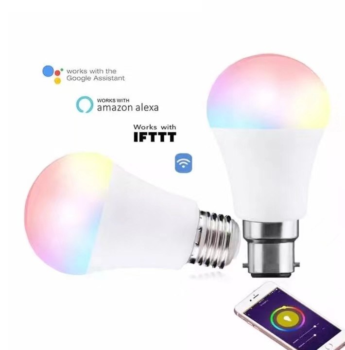 15000 horas de vida útil Tuya Smart LED Bulb con control multicolor RGBCW y BT