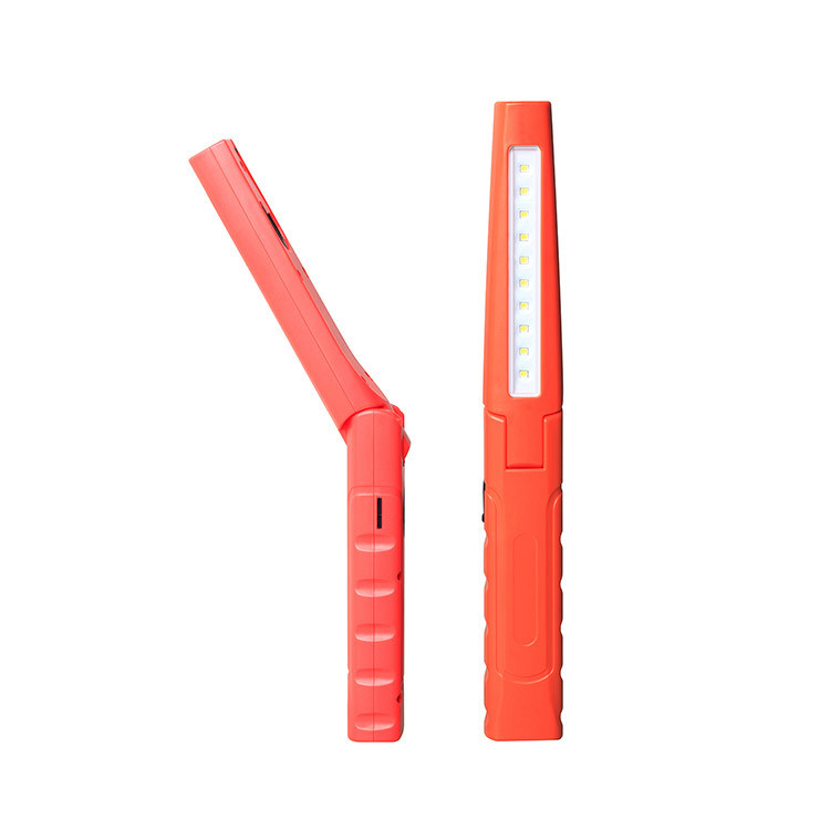 Lámpara de trabajo de emergencia de magneto LED con gancho USB luz de trabajo recargable con oscurecedor de soporte