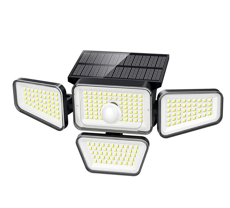 270 LED Sensor de movimiento LED a prueba de agua Luz solar de pared a prueba de agua y fácil de instalar