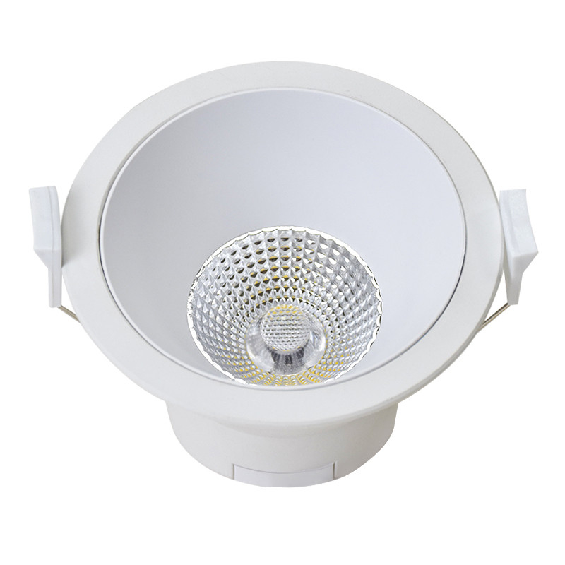 Larga vida útil 9W 0.6mm COB Embedded LED Downlight en diseño moderno para cable de 3,5 pulgadas