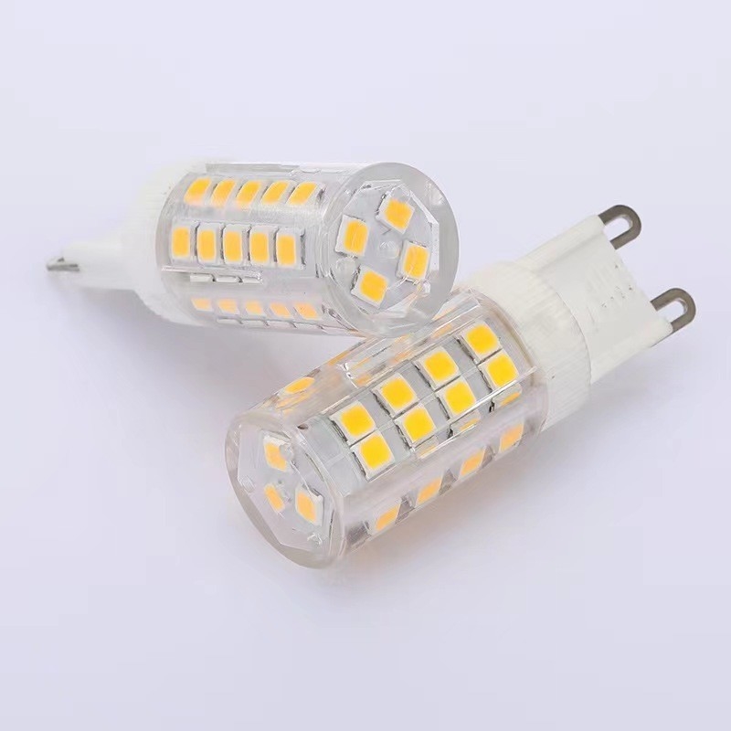 G9 bombilla LED 4W 40 Watt T4 Disminuible 2700K Blanco suave cálido 120V sin parpadeo Iluminación de lámpara de candela 450LM