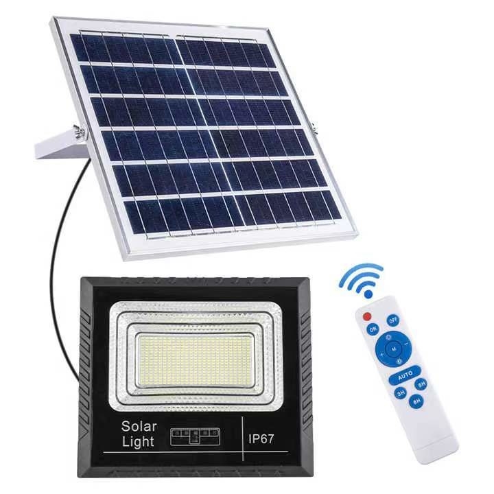 Lámpara Flujo luminoso lm 300lm-800lm IP65 Luz de reflejado de carga solar para interruptor de tiempo al aire libre