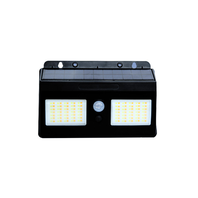 30000 horas de vida útil 400lm 0.5W / 1.5W / 3W LED sensor solar pared luz para jardín
