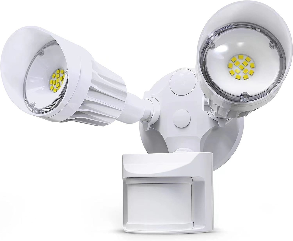 Luz de seguridad con sensor de movimiento de LED blanco de 20W IP65 para iluminación exterior