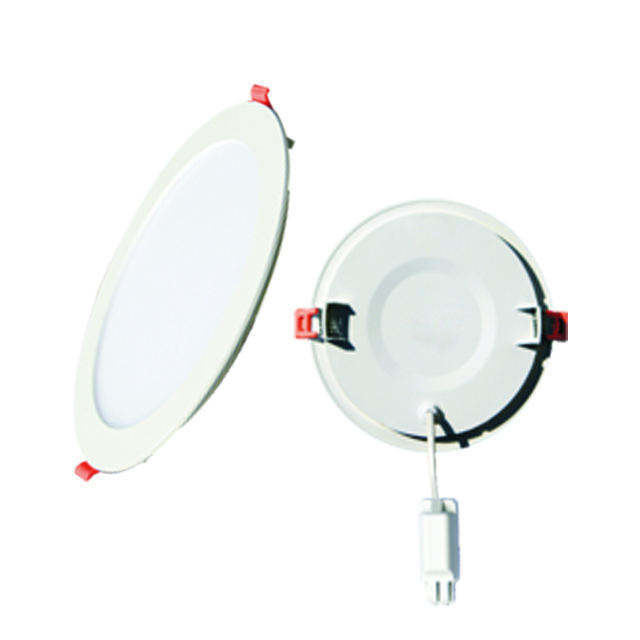 Luces de panel LED circulares ultrafinas para interiores con instalación fácil y diseño moderno