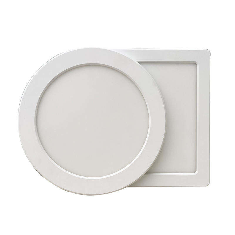 Lámparas de panel LED de amplia aplicación para 6w 12w 18w 24w Smd Cuadrada Superficie redonda montada