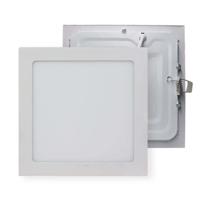 IP20 Calificado Aluminio Cuadrado 12 Watt Receso Panel de Luz Led Casilla para el rendimiento